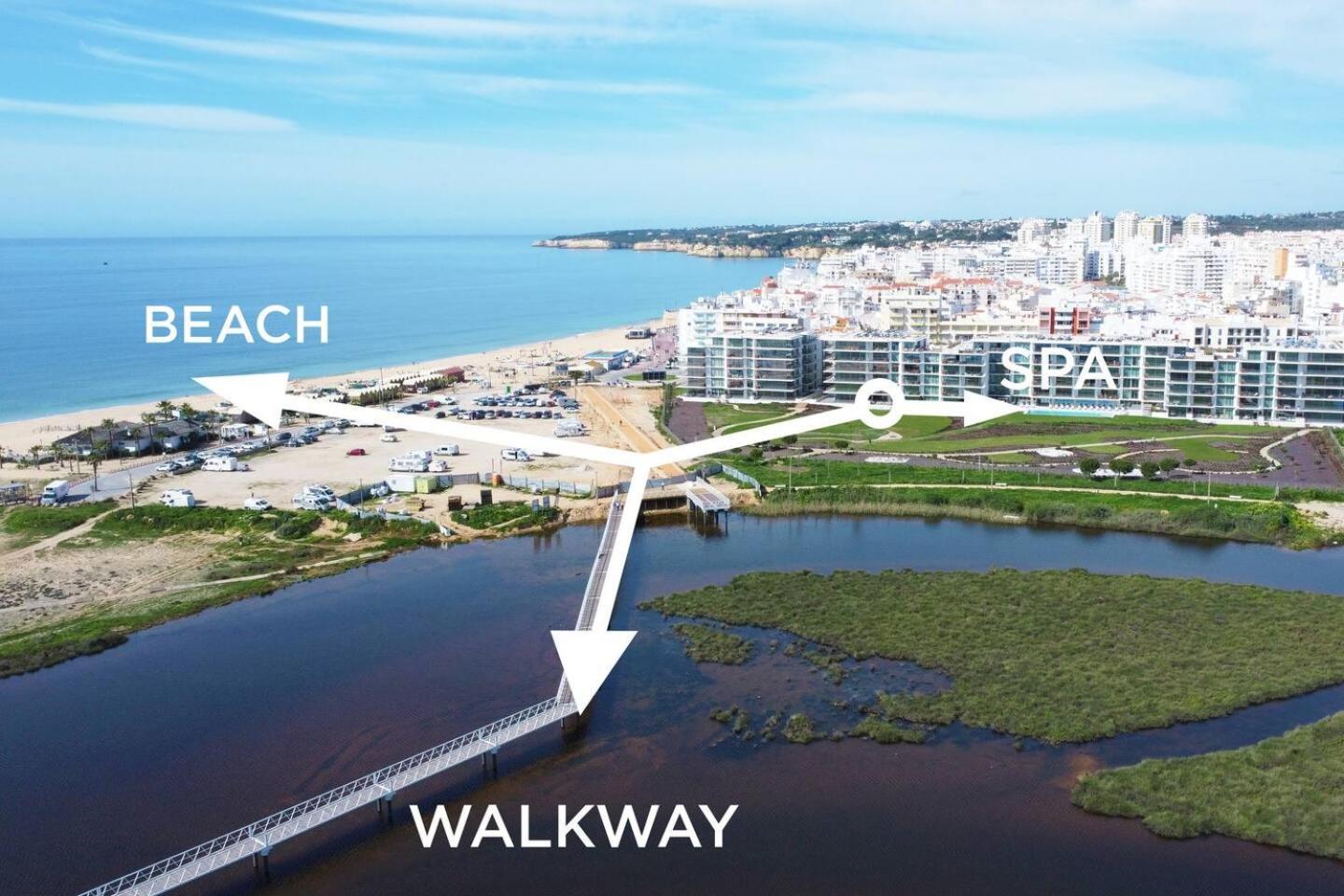 Bayline- Beachfront And Pool Armação de Pêra Exteriér fotografie